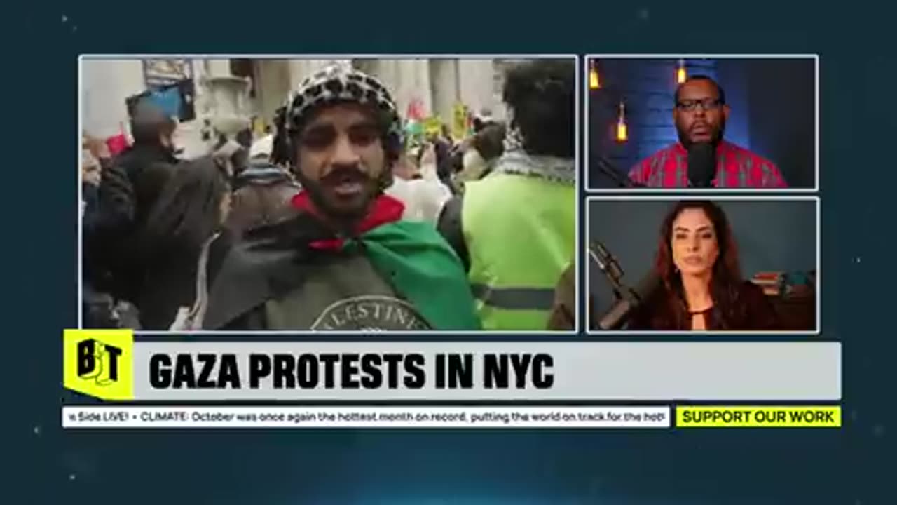 CUNY law students stage walk out to protest Siege of Gaza