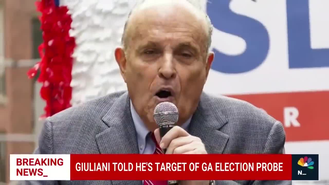 Rudy Giuliani Told He Is Target Of Georgia Election Probe