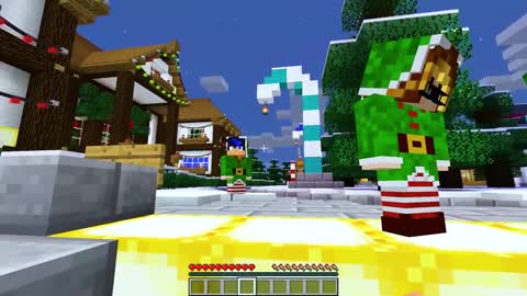 Adopted By SANTA In Minecraft!