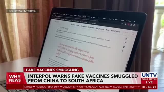 Fake vaccine SMUGGLERS?