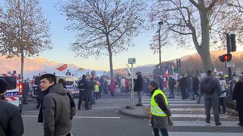 Manifestation Annecy le 27 11 2021