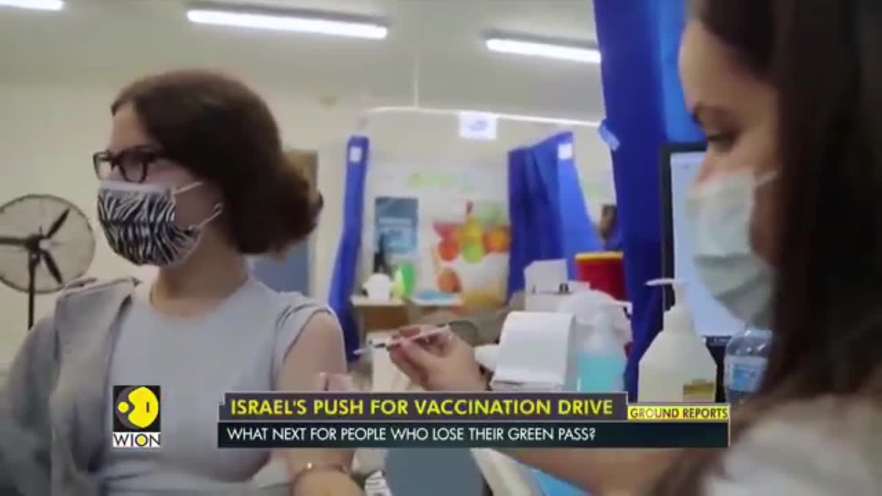 1 Million Israelis To lose Their Green pass If They Don't Get More Jab's.