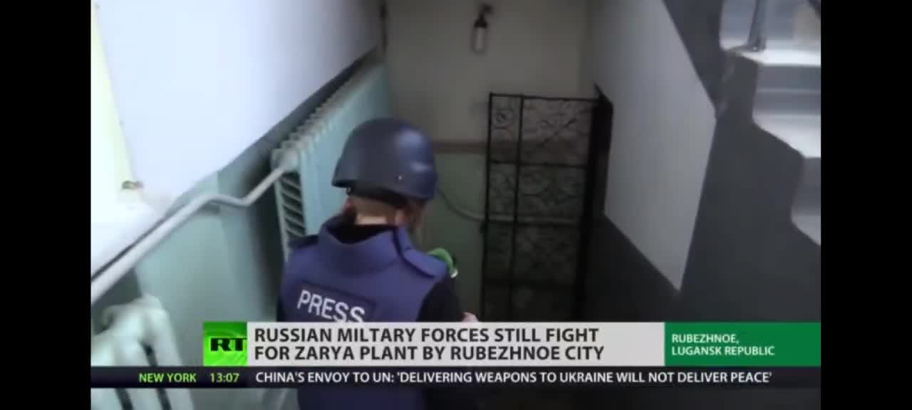 slowly returns to life, all pharmacies were looted by the Ukrainian troops.