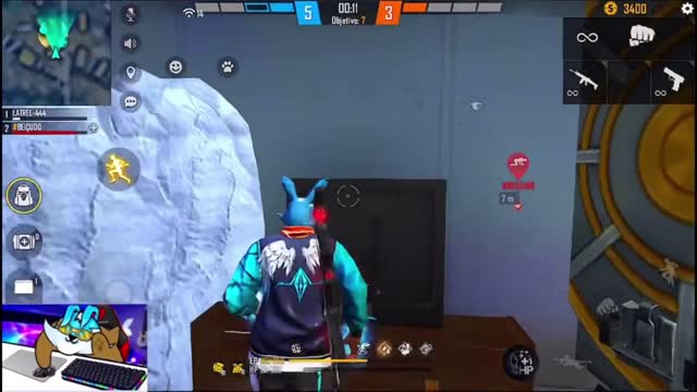 Free Fire EM 1 PESSOA wonderful god operation, learn quickly18