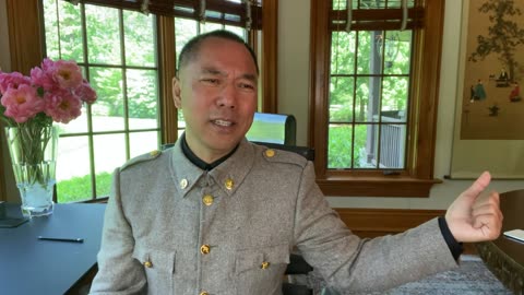 20200530文贵先生直播¹：共产党是天下最迷信的党。五星红旗立东方，红色就是鲜血，血染的红绫——权力。老百姓就是红色，这就是我的臣民、我的奴隶。