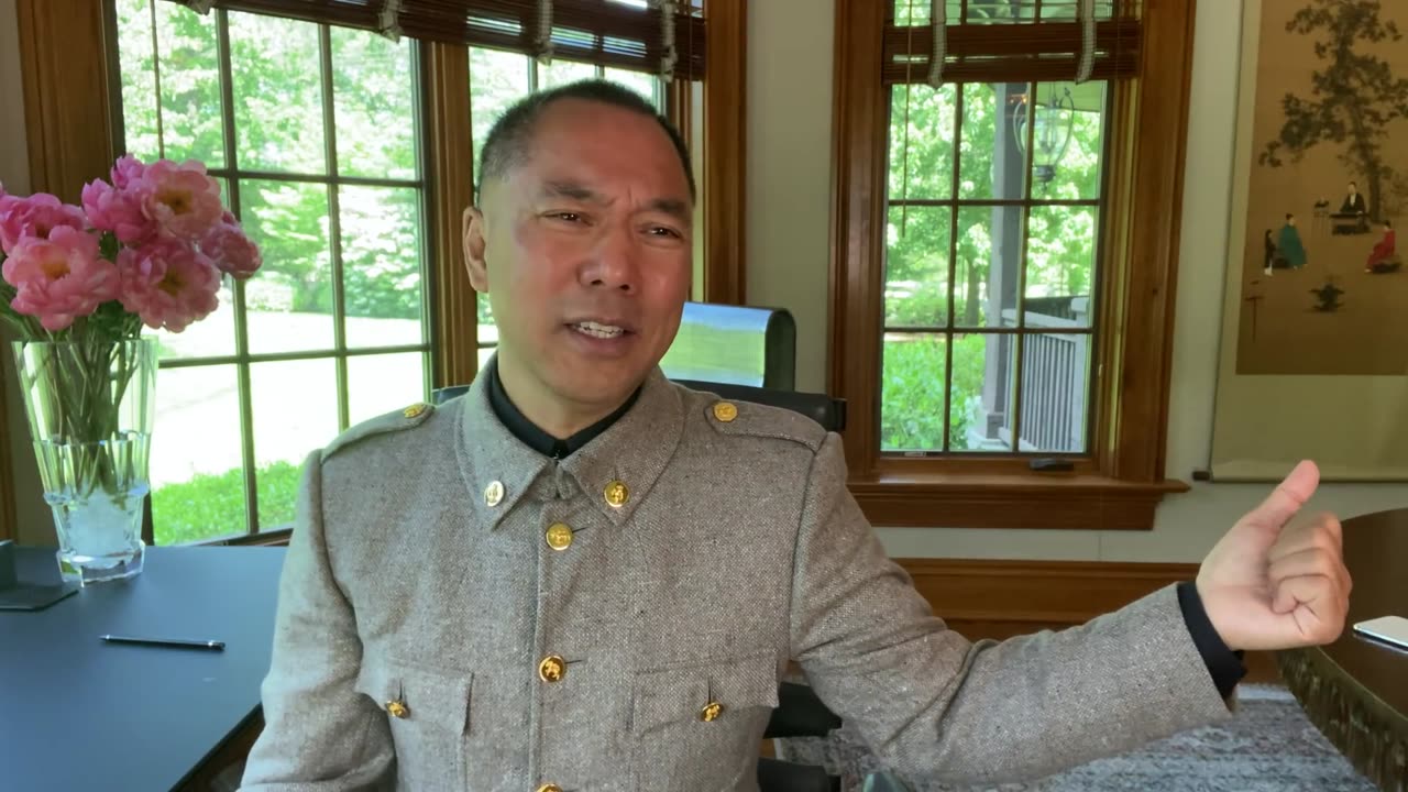 20200530文贵先生直播¹：共产党是天下最迷信的党。五星红旗立东方，红色就是鲜血，血染的红绫——权力。老百姓就是红色，这就是我的臣民、我的奴隶。