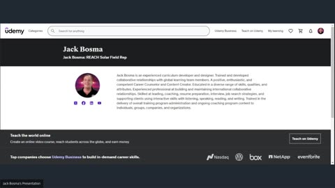 Jack Bosma: REACH Solar Field Rep