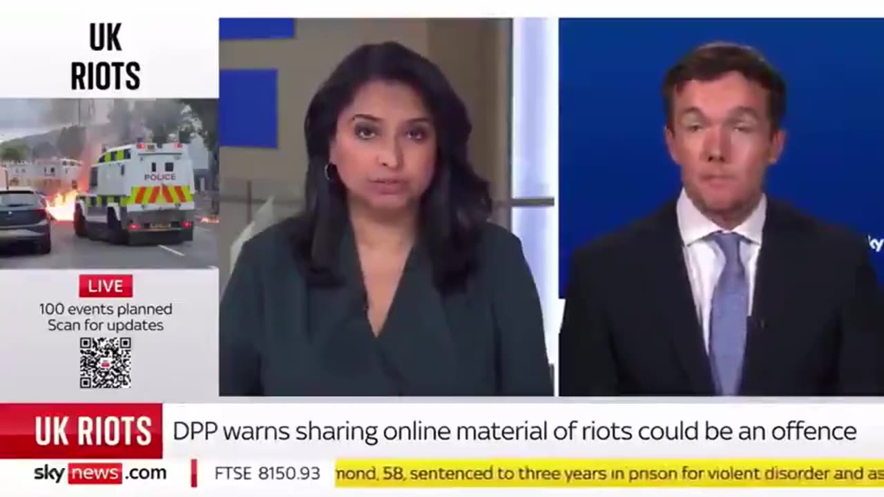 Britain: MSM Warns You Can Be Prosecuted For Sharing Info About Riots