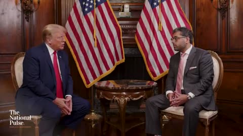 LIVE NOW to watch via @X @TheNatPulse interview with @realDonaldTrump in full.