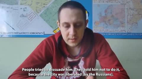 Ukrainian told why he voluntarily laid down his arms