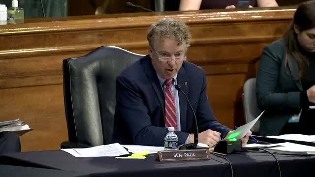 Sen. RandPaul proposes amendment to eliminate Dr. Fauci's job.