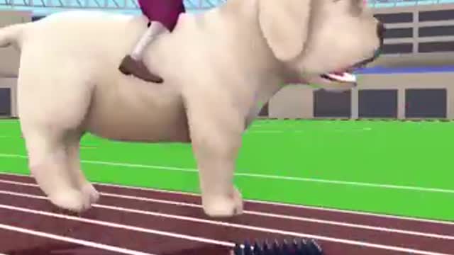 Giant Dog vs 🦴 Tiny Dog # Scary Teacher 3D Funny Game #shorts #3
