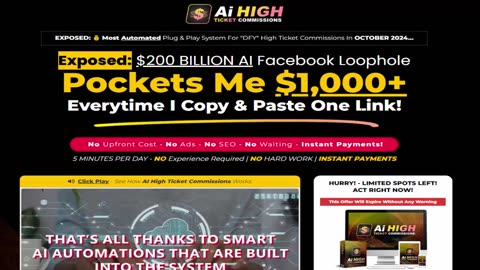 AI HIGH TICKET COMMISSIONS Review - Scam Or Legit System?