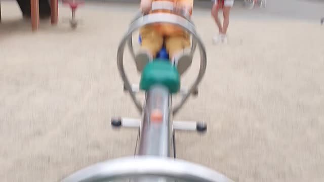 korea) children playing on the playground