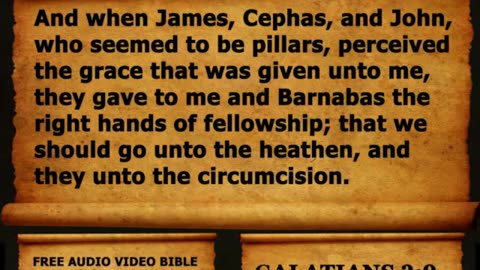 Bible Book 48. Galatians Complete 1-6, King James Version (KJV) Read Along Bible