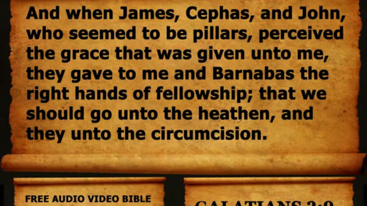 Bible Book 48. Galatians Complete 1-6, King James Version (KJV) Read Along Bible