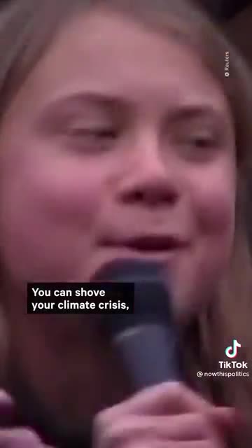 I AGREE with Greta Thunberg!