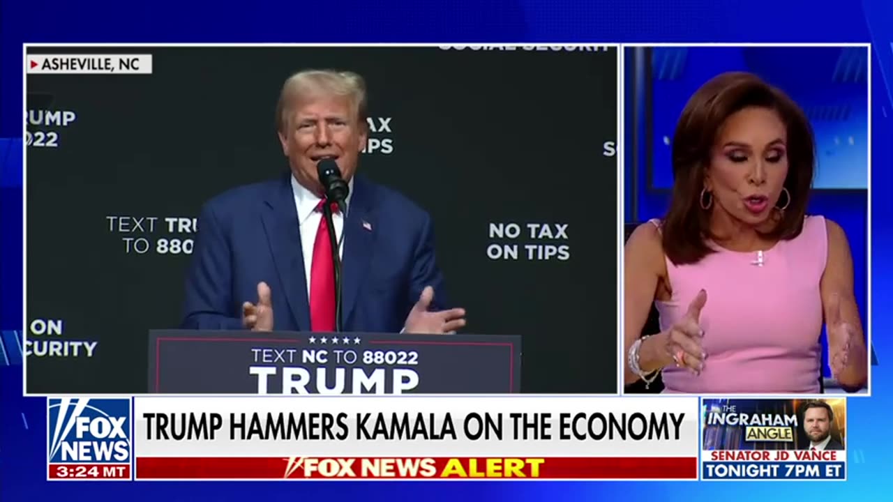 Judge Jeanine: Kamala is 'copying' Trump!