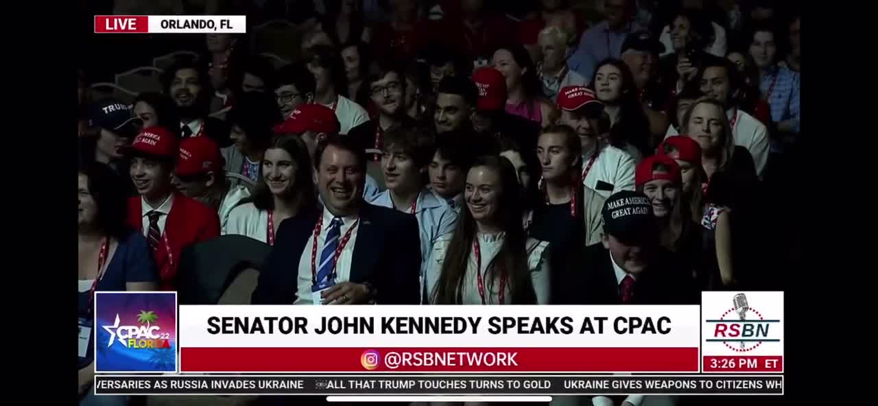 Senator John Kennedy at CPAC on Biden Admin