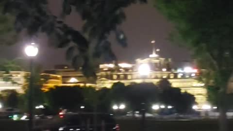 Marine One leaving in the wee hours may 10