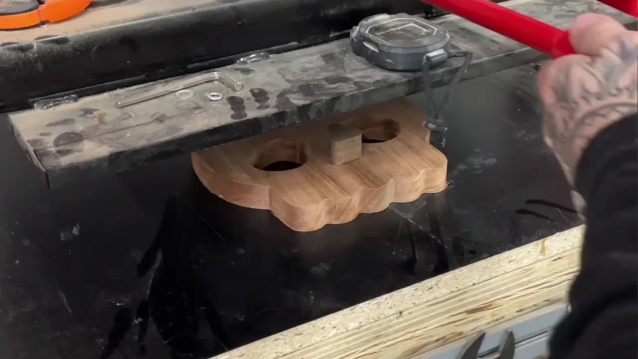 😆 #woodworking #cnc #cncwoodworking #noskill #science