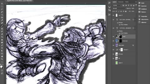 Timelapse: coloring Page 97 in 13 minutes