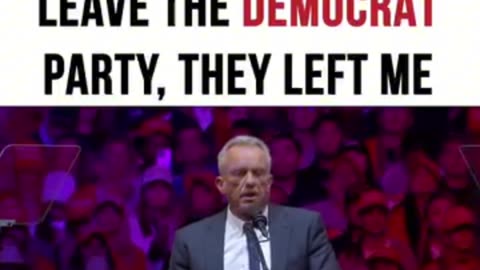 RFK JR: I Did Not Leave Democrat Party. They Left Me. (CC)