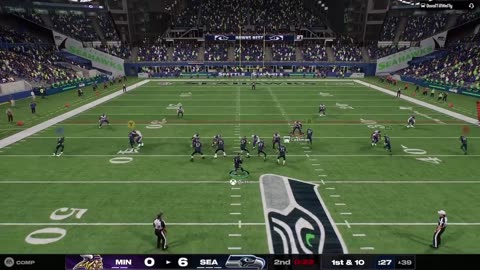 MADDEN 25 Online HEAD TO HEAD SEAHAWKS Versus VIKINGS