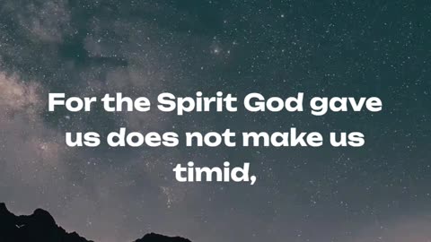 2 Timothy 1:7