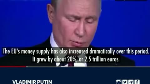That's why we don't see Putin on the news, His speeches reveal too much about EU and USA