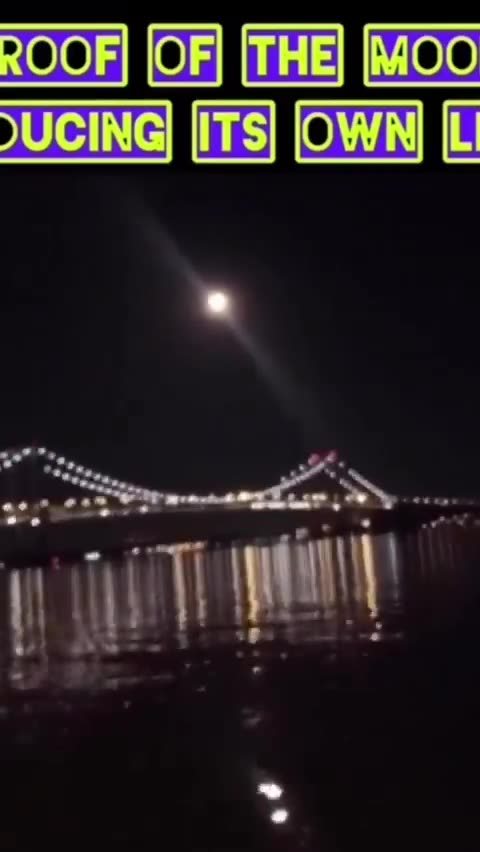 The Moon Produces It's Own Light