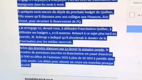 Immigration dossier complet ! Qc -Canada