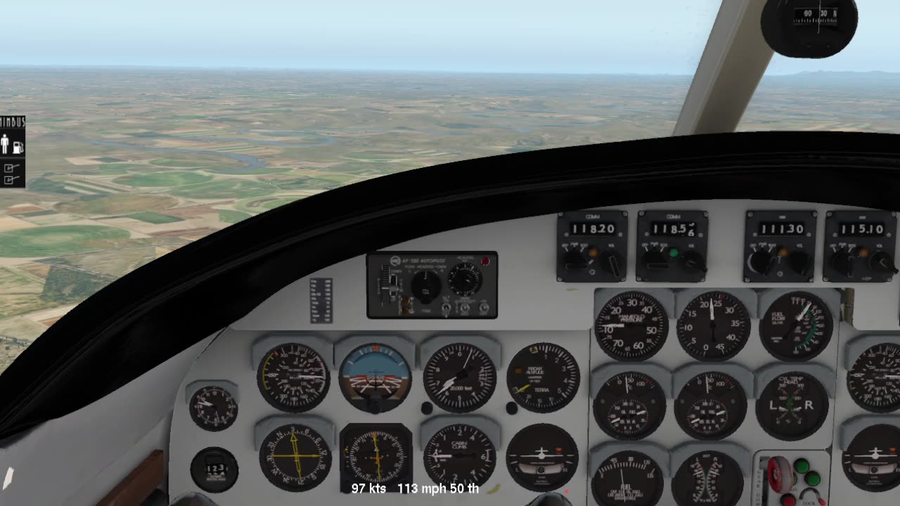 Aero Commander 500 - XPlane 11 - More testing ILS and glide slopes - Great Falls,MT