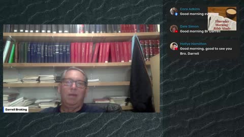 Thursday Morning Bible Class 7/28/22