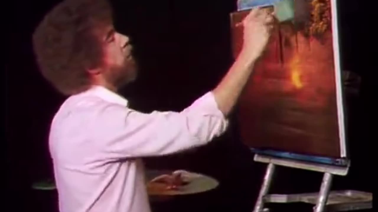 My guy must be the devil with how he creates #fire 🔥 #master #painter