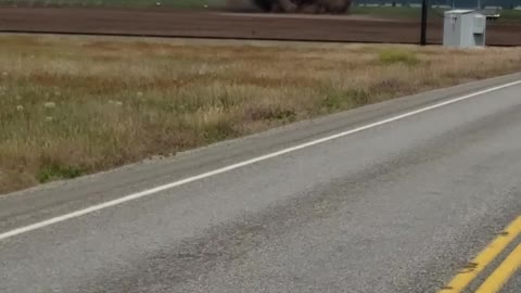 Massive Dirt Twister in Idaho