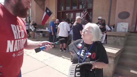Crashing BETO event in Palestine, TX