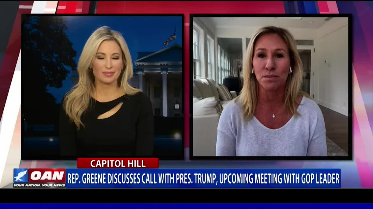 Rep. Greene Discusses Call With President Trump