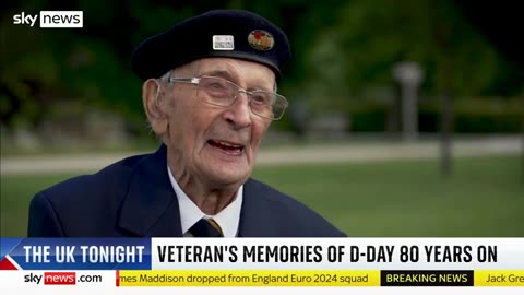 D-Day veteran Ralph McClure speaks to Sky News Sky News