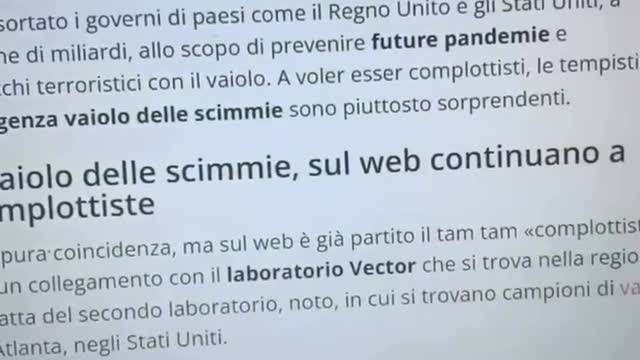 Vaiolo non perdetevelo