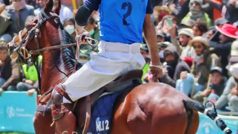 Shah Azam freestyle polo player from team Gilgit Baltistan