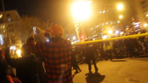 Trump Supporters Sing Christmas Carols To Black Lives Matter / Antifa Folks in DC 12/12/2020