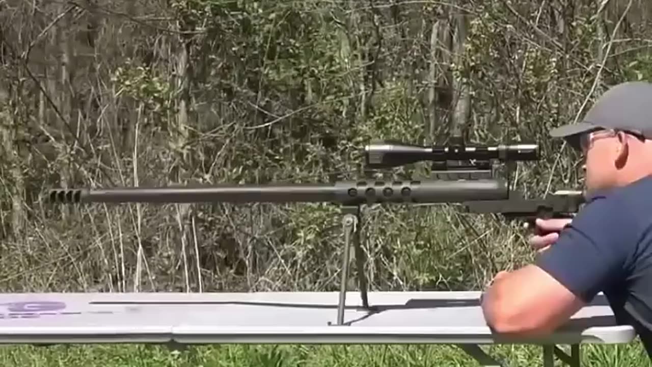 Kentucky Ballistics - 50 cal gun explode.