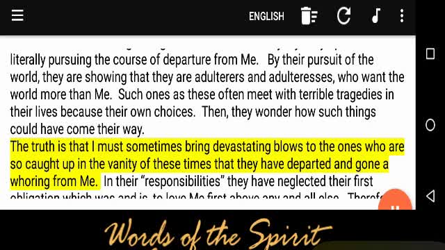 Words of the Spirit. Aug 31 2022