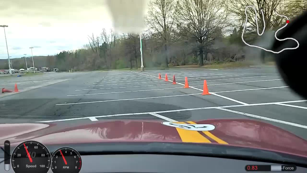 SCCA SOLO DC National Tour Day 2 76 BS Corvette