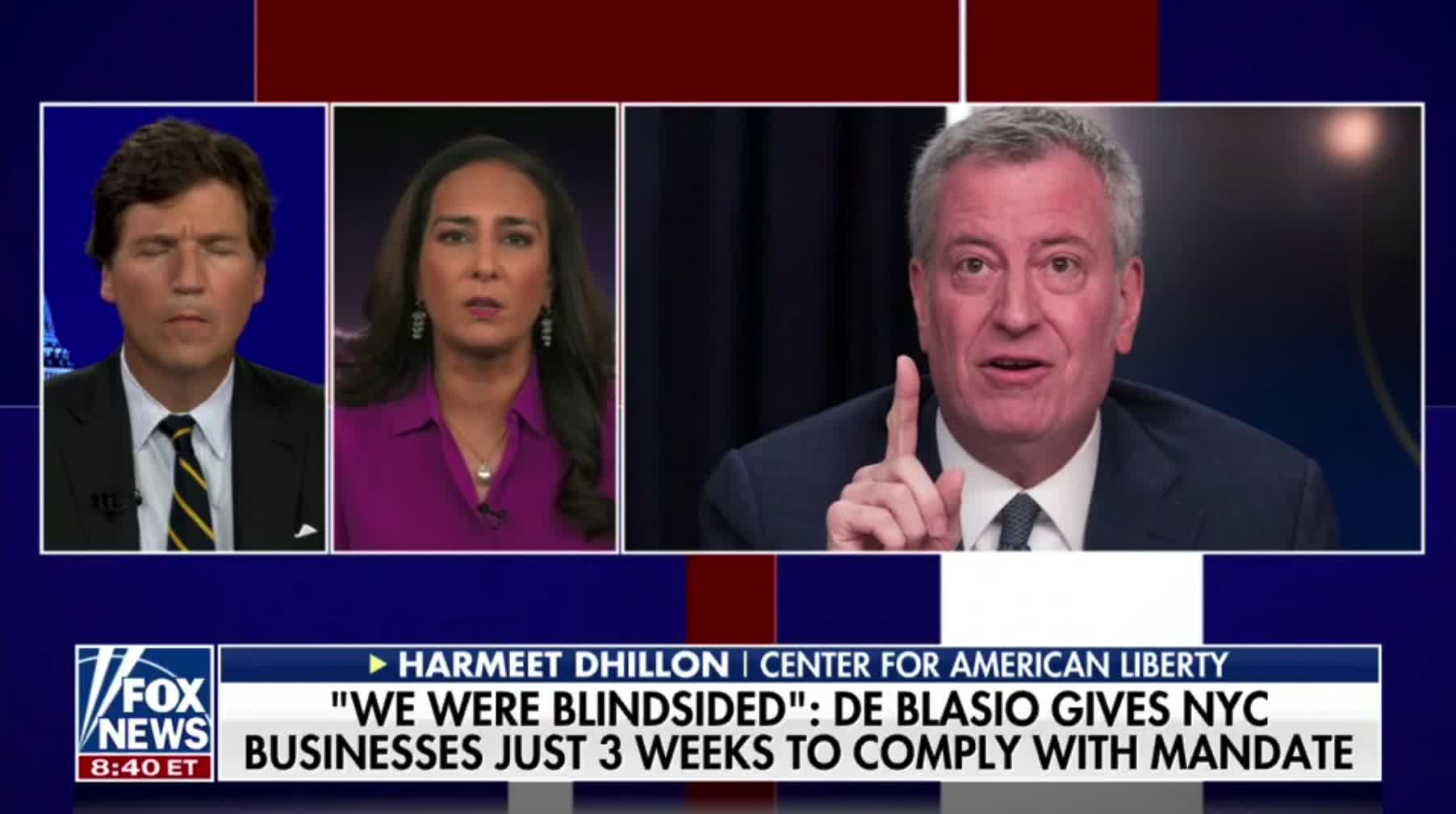 Harmeet Dhillon on whether de Blasio's vaccine mandate would hold up in court