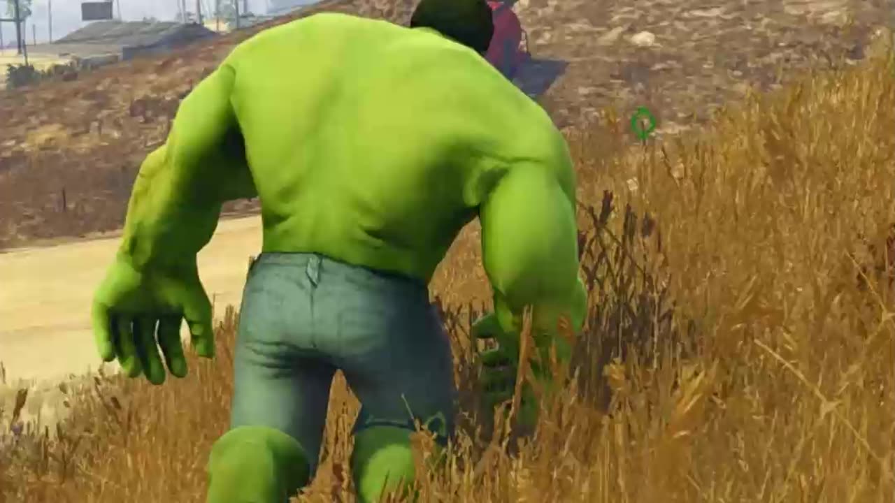 GTA 5 HULK VS TRAIN WHO WILL WIN ?