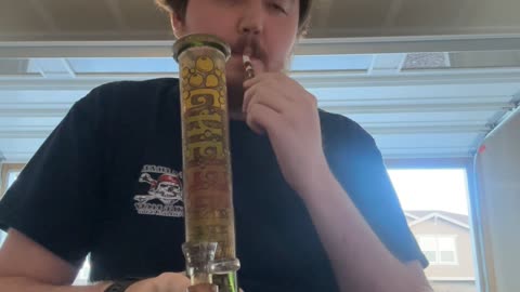 Day 185 pt3 I filled the bong with too much water lol
