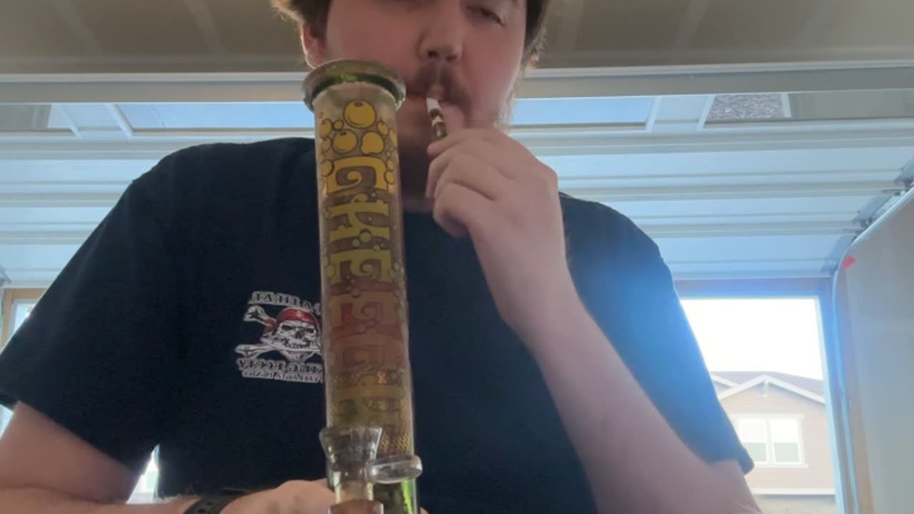 Day 185 pt3 I filled the bong with too much water lol