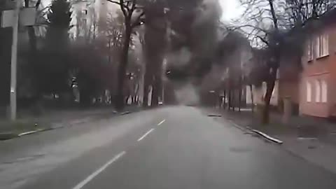 Ukraine bombs falling